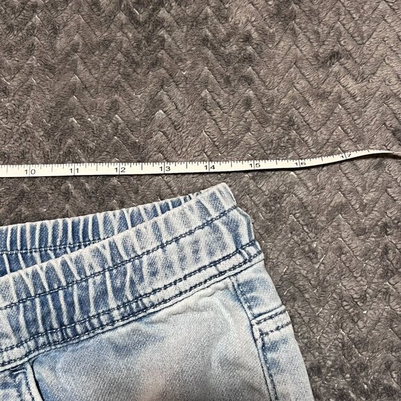 ZARA Jogger Shorts Men's Elastic Waist Denim Shorts Size Medium - Picture 5 of 7